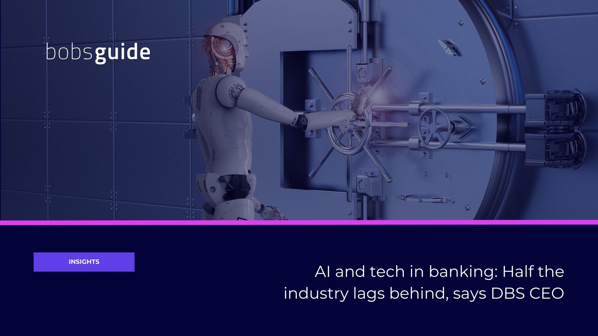 AI and tech in banking: Half the industry lags behind, says DBS CEO AI and tech in banking: Half the industry lags behind, says DBS CEO